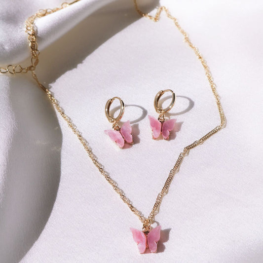 Blush Butterfly Set
